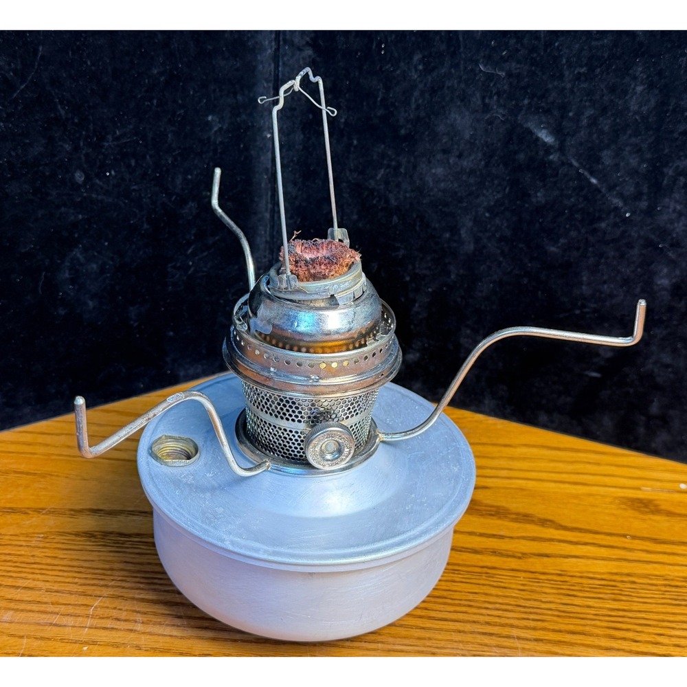 Vintage Aladdin Model C Kerosene Oil Lamp Burner & Aluminum Font- Nashville TN